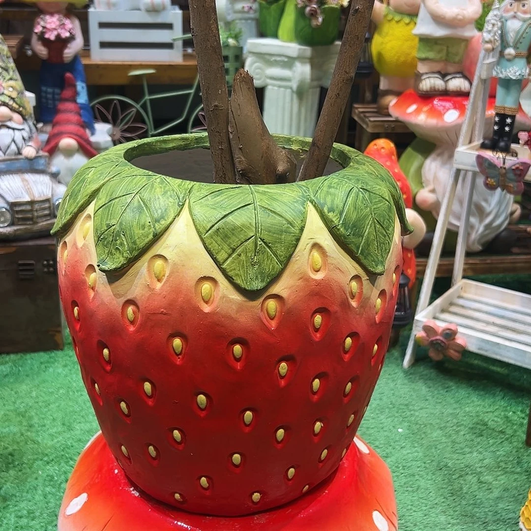 花园摆件红红火火