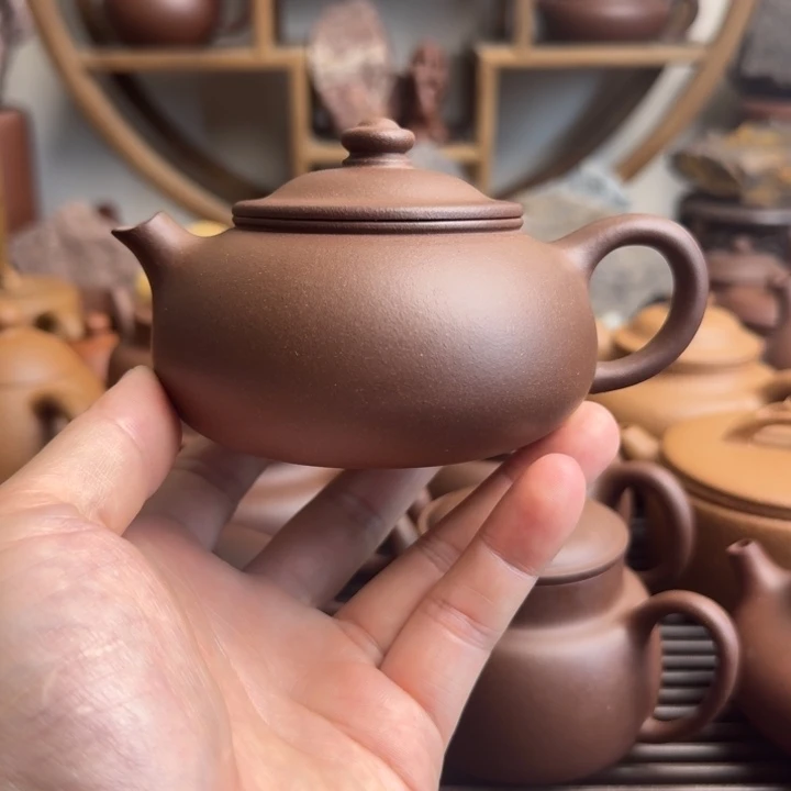 茶壶紫砂寒江230cc台西嫩底槽清