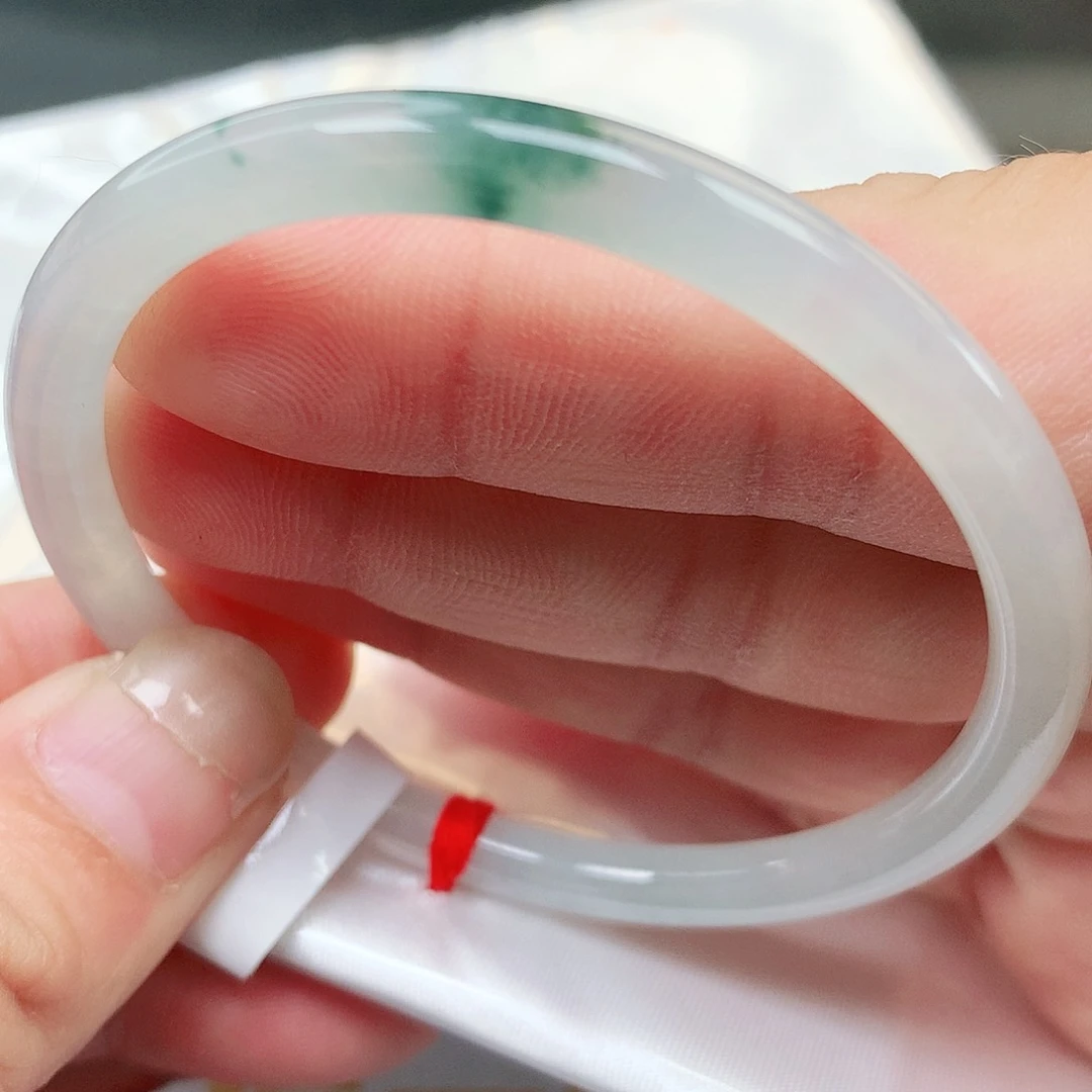 未镶嵌手镯翡翠147号缅甸天然A货翡翠冰飘花