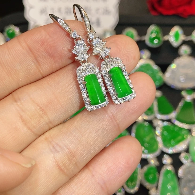 【闪购商品】翡翠未镶嵌耳饰天然翡翠