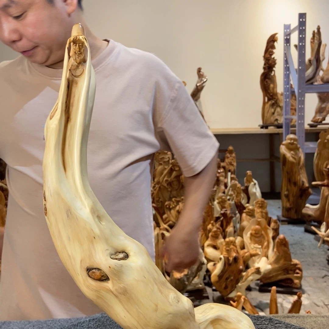 柏木（崖柏）太行崖柏根雕摆件