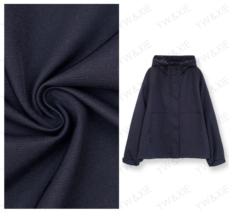 YW&XIE《7860》机场外套   连帽春秋短款防风短外套秋季女长袖