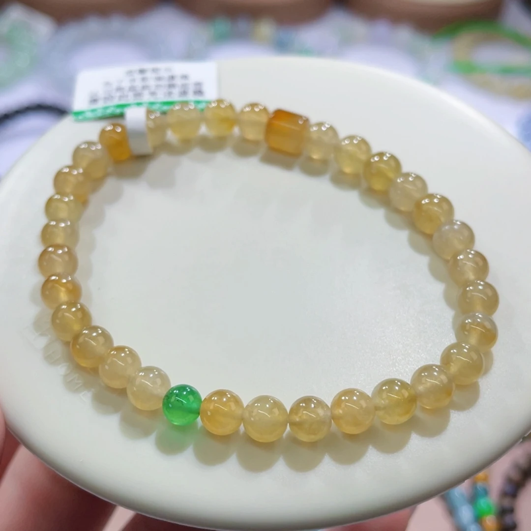 未镶嵌手链翡翠蜜糖卡5-6