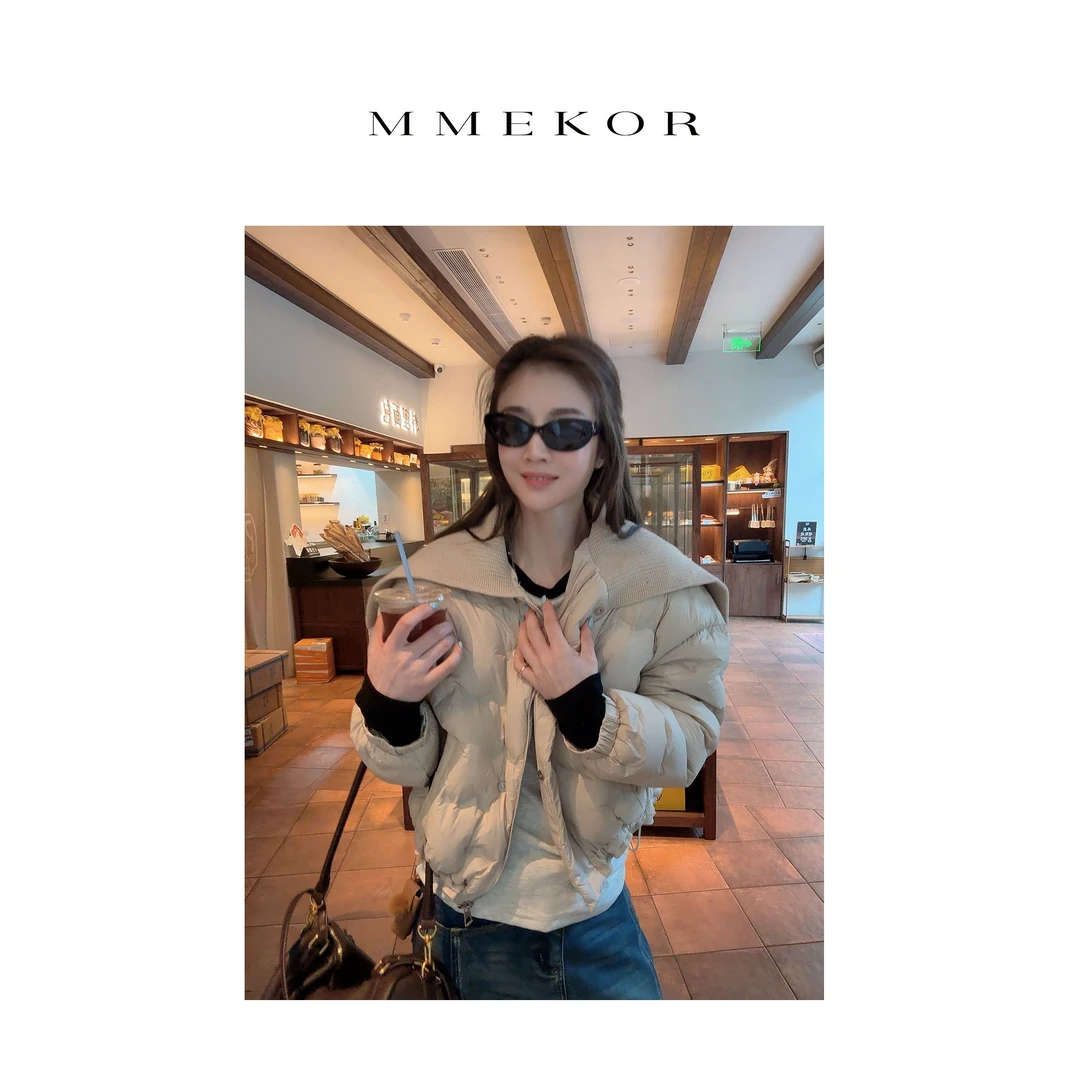 MMEKOR“京都落雪”羽绒服 2025新款秋款智性通勤时髦外套 30860