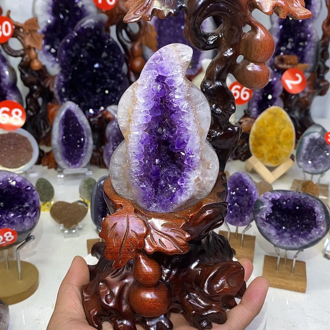 大型摆件（非配饰）紫晶未镶嵌