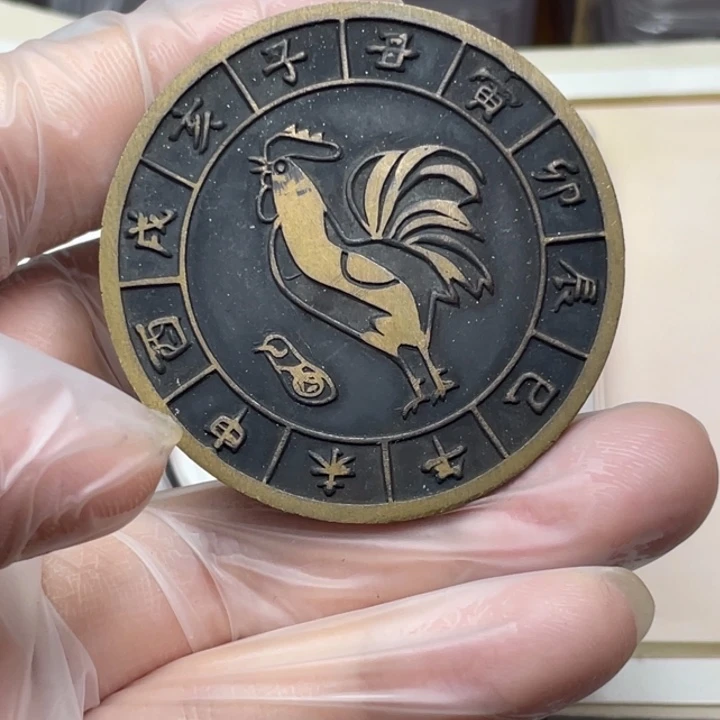 其他普通金属生肖鸡香章