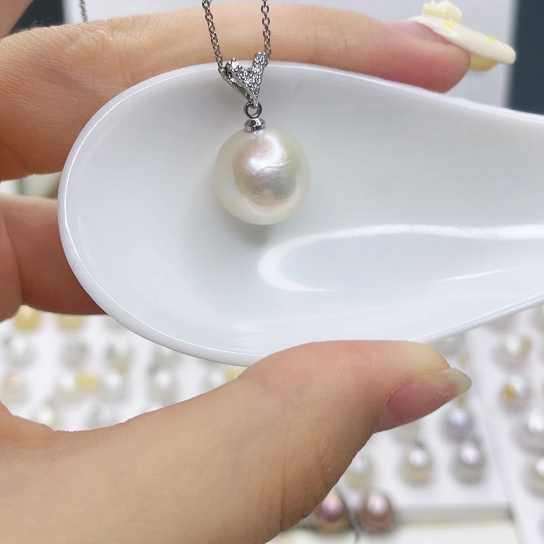 吊坠(赠链)合金淡水珍珠
