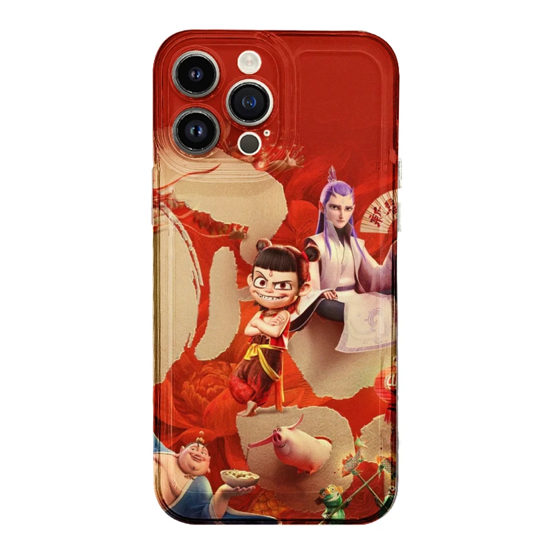 哪吒魔童闹海适用vivoX100手机壳X70定制S10e新年新款S9太空壳X5