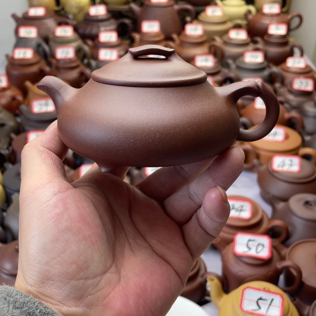 紫砂茶壶宜兴紫砂半手工