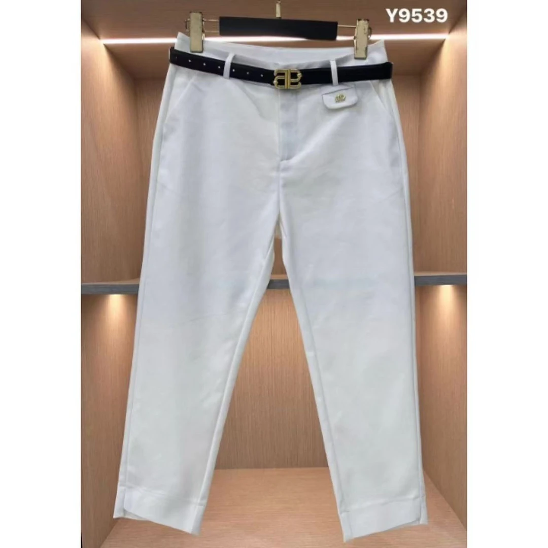 【柔柔推荐】2025新款精致弹力气质干练通勤（九分裤）休闲9539