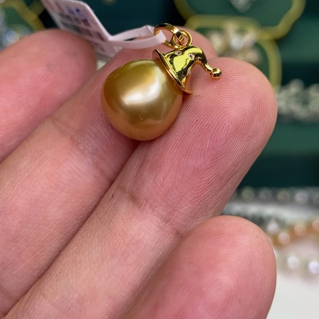 颈饰银S925镶嵌海水珍珠