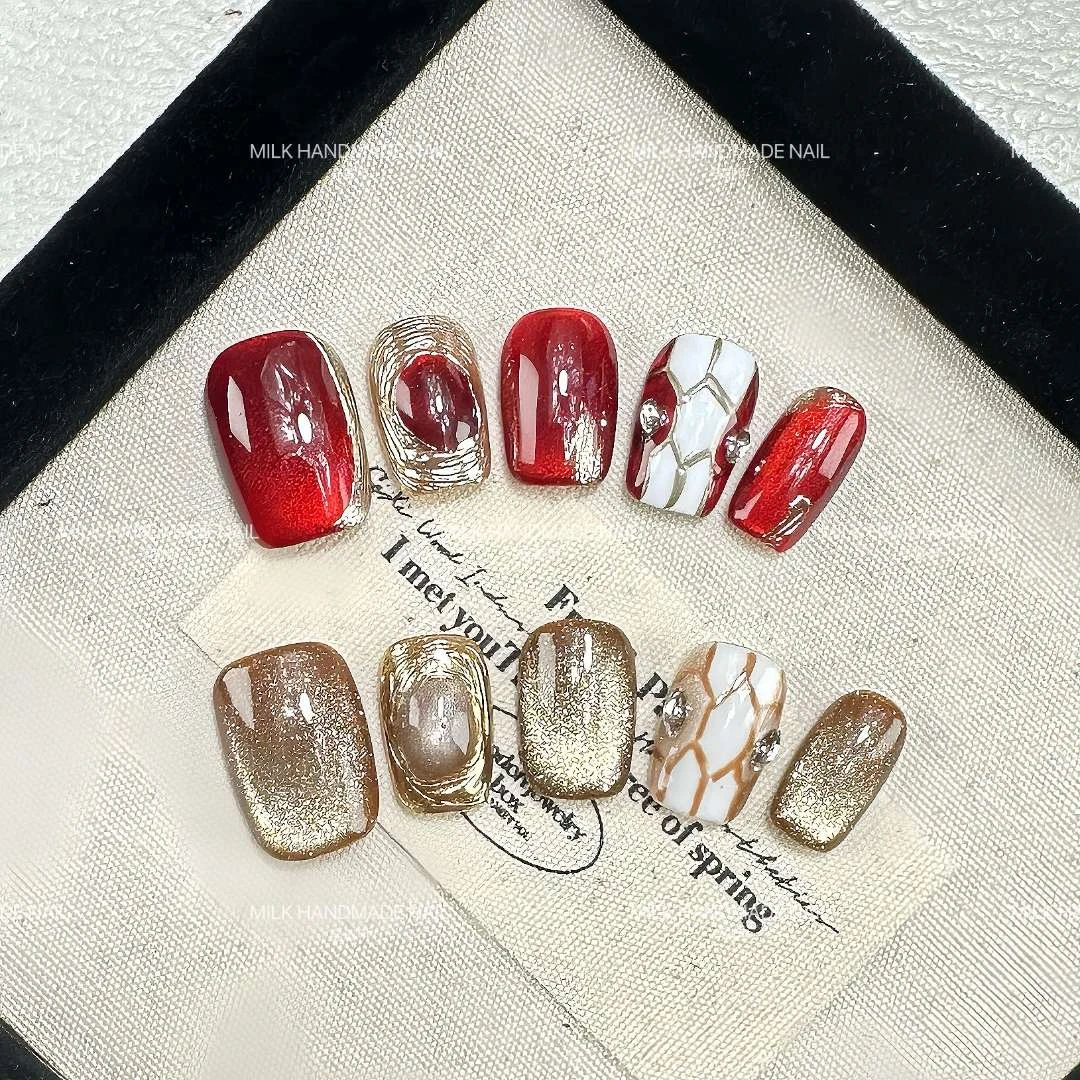 编号【95】蛇年好运纯手工穿戴甲