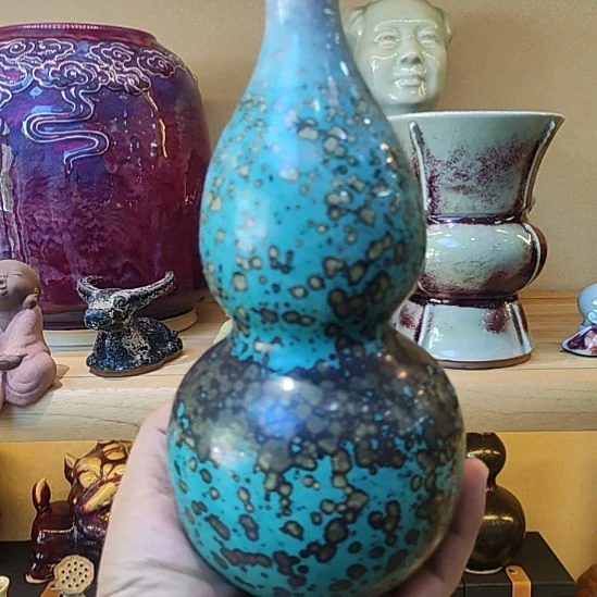 钧瓷摆件葫芦摆件