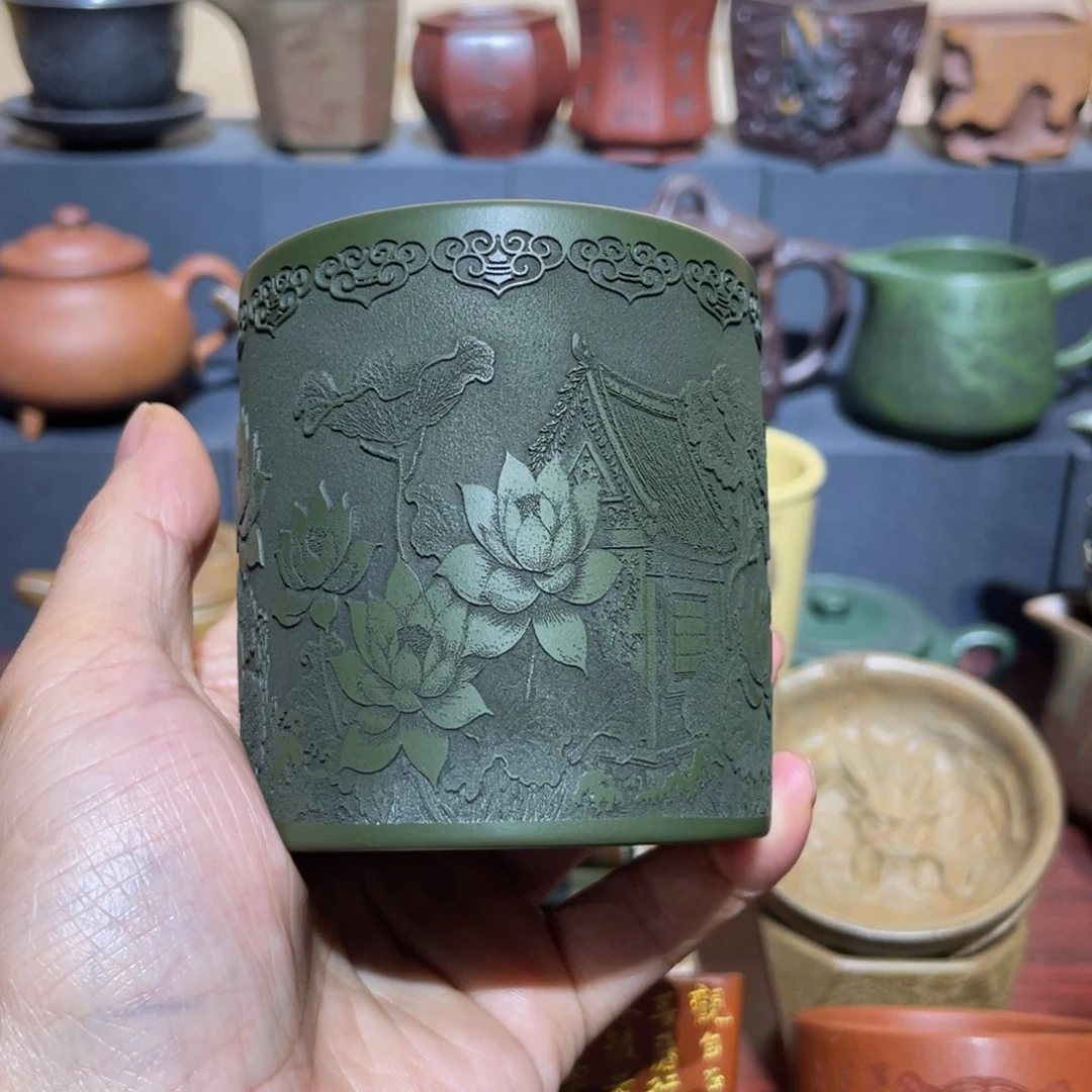 原矿紫砂手工主人杯