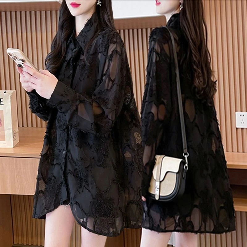 胖mm大码薄款外套防晒衣衬衫女夏季2025新款网红洋气开衫长袖上衣