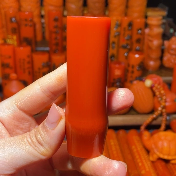 竹玉化实心竹放大漏