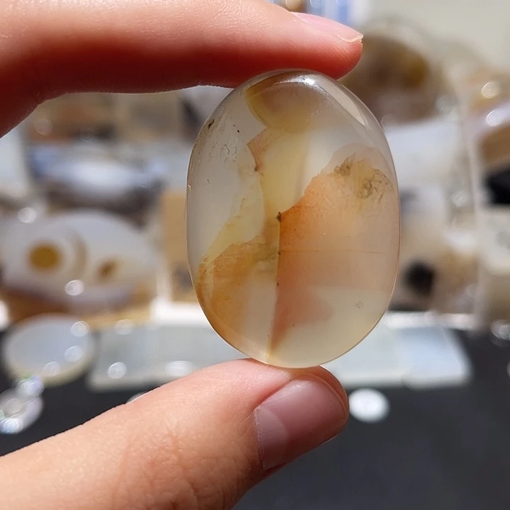 玛瑙/玉髓玉牌未镶嵌