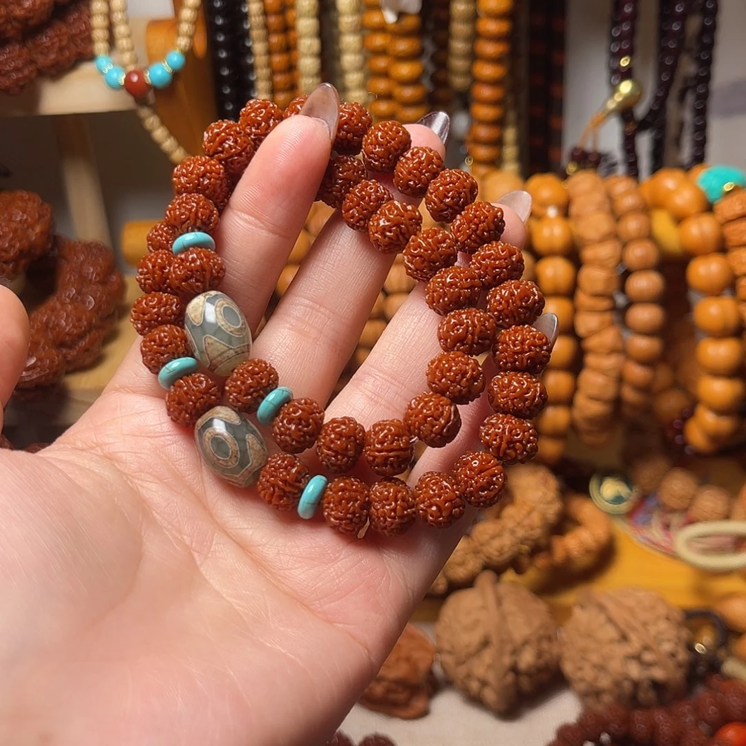 吊坠金刚菩提六瓣双圈