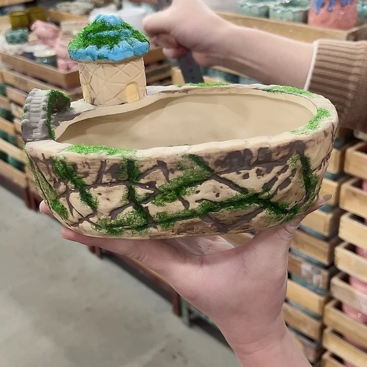 陶瓷陶瓷多肉植物花盆