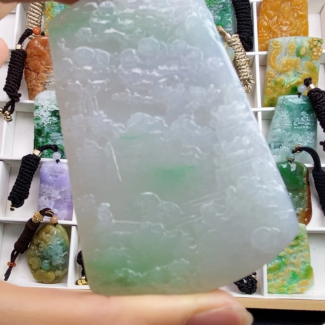 颈饰未镶嵌翡翠翡翠