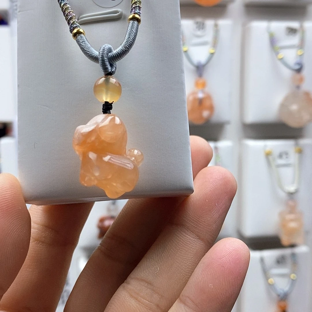 石英质玉吊坠(不含链)未镶嵌瑞****