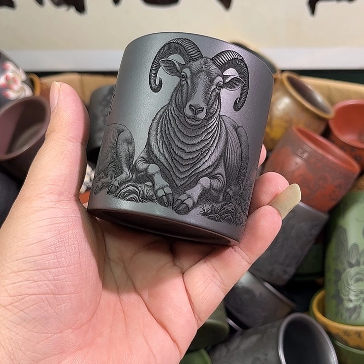 茶杯紫砂全手工紫砂主人杯