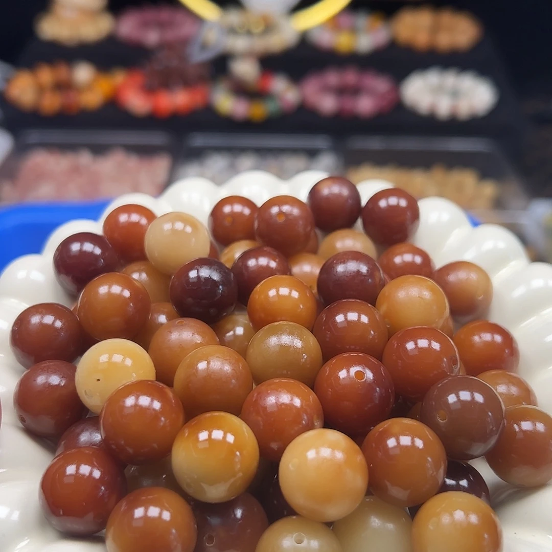 菩提根/象牙果手串卡16加非料鸽子蛋100颗