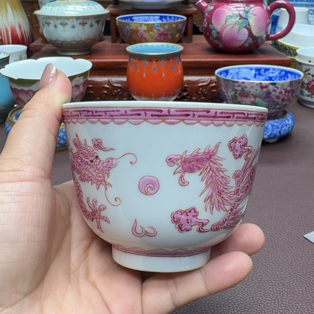 瓷片景德镇仿古手工制作精品展示