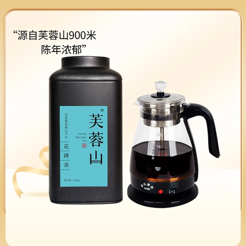 芙蓉山茶厂核心代表性口感花砖颗粒300g/罐
