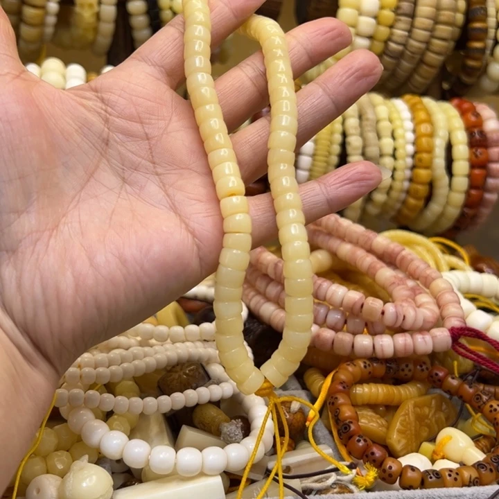 J***馆驼骨手串/手链直径9斜切