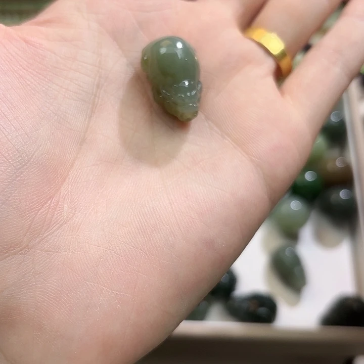 这***有和田玉未镶嵌挂件