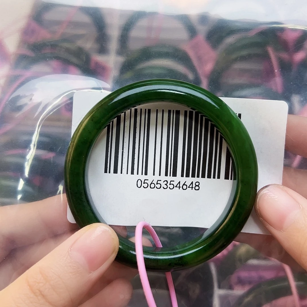 和田玉（碧玉）手镯未镶嵌54.6