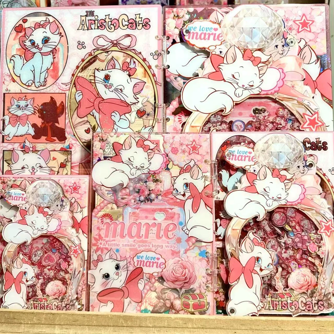 （异形玛丽猫高定摇摇本套餐）活页本手工DIY收纳盒亚克力书本