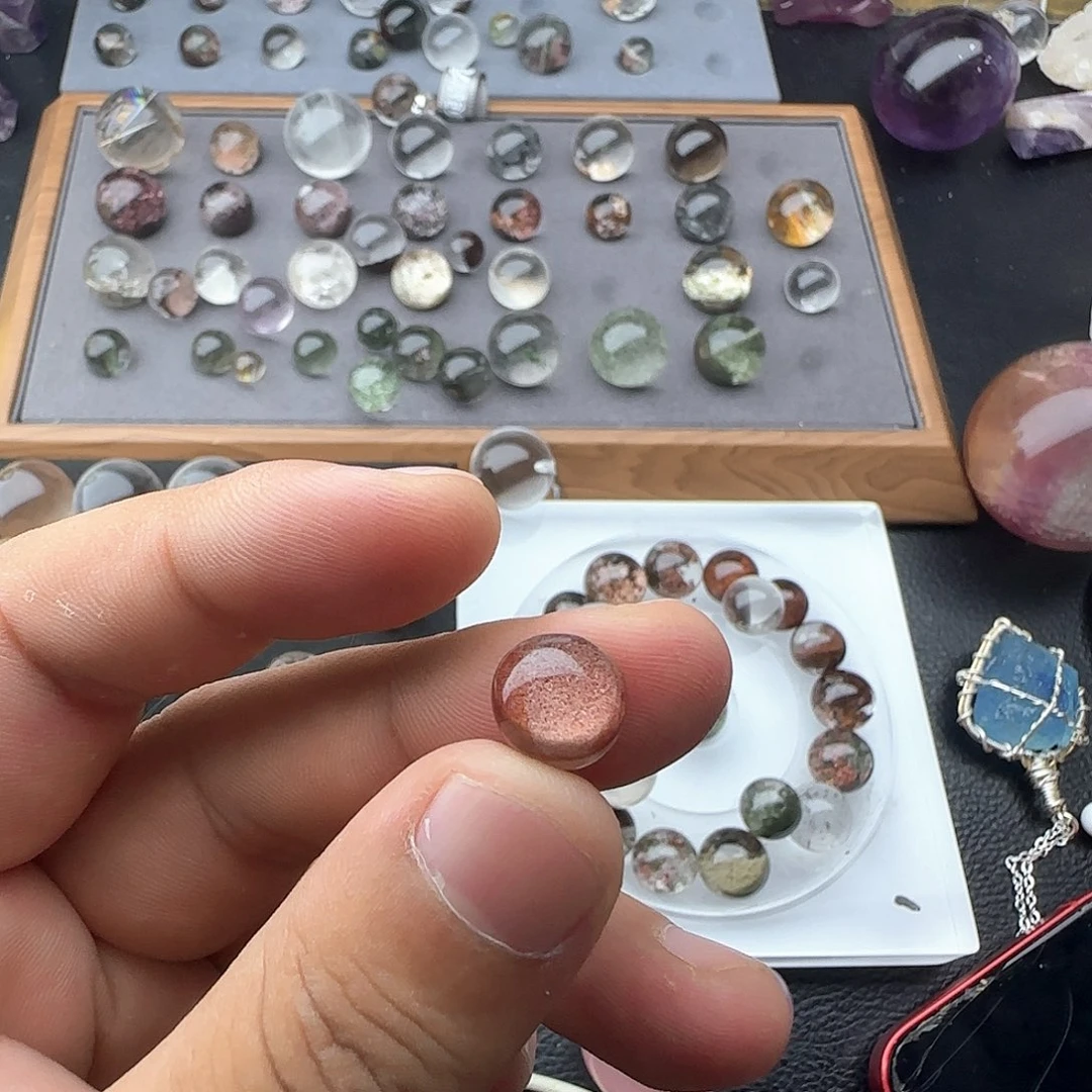 水晶未镶嵌珠宝半成品10mm