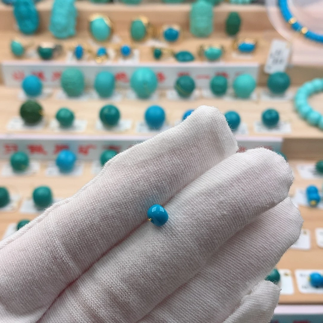 绿松石未镶嵌珠宝奇石5.4-4.0