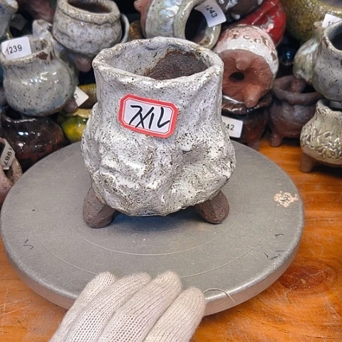 粗陶花盆手工花盆制作