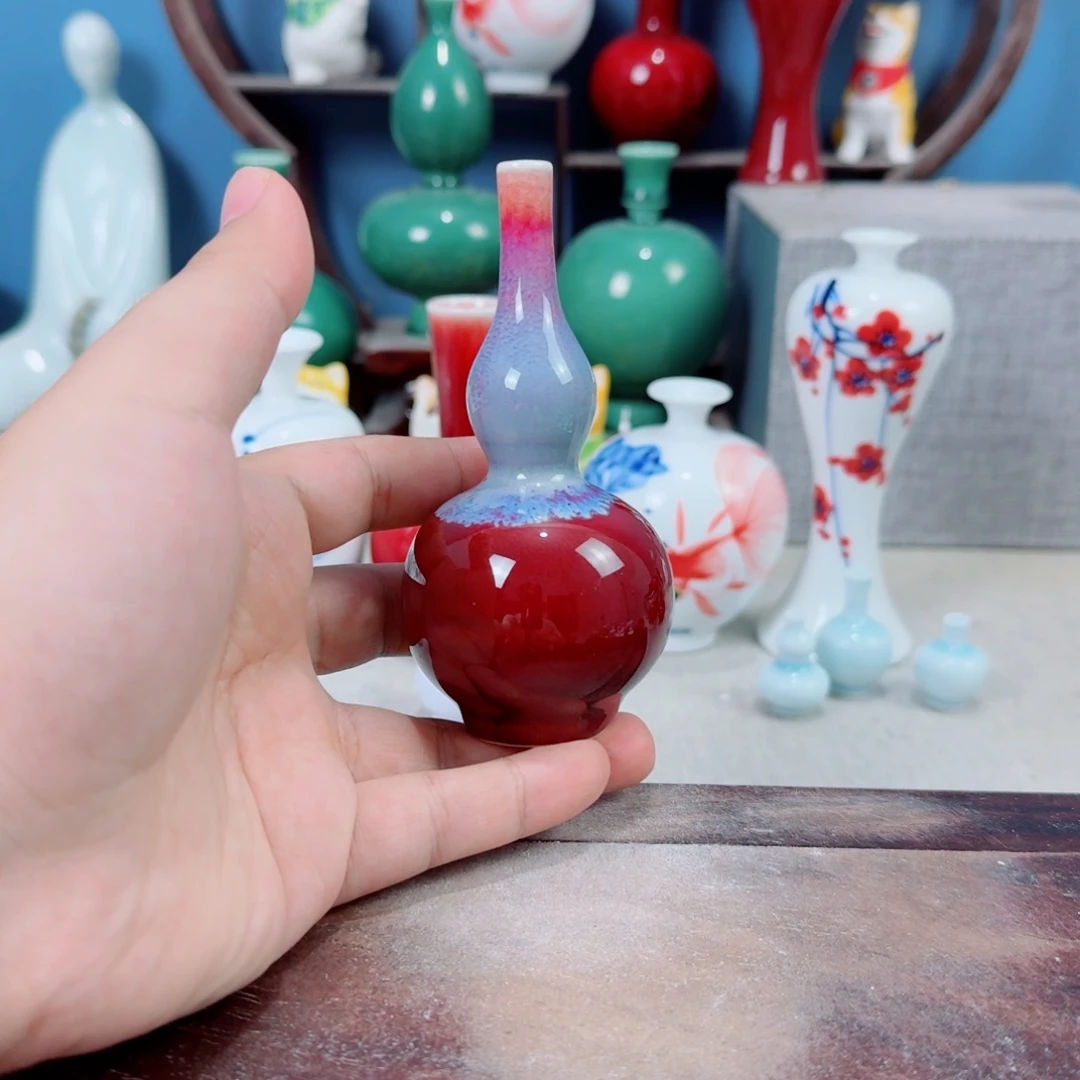 陶瓷手工小花器摆件