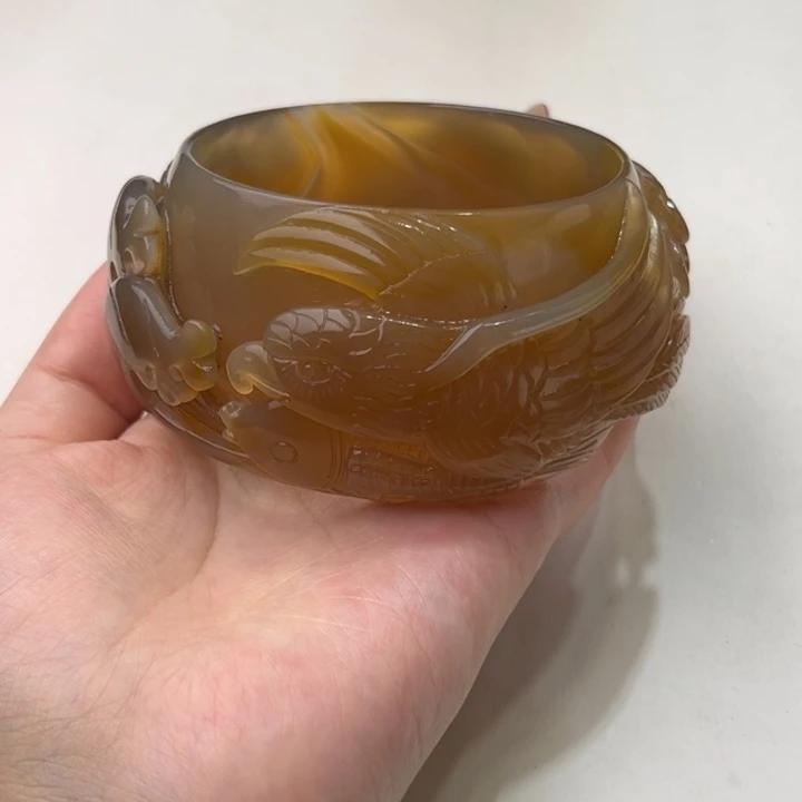 手镯玛瑙/玉髓未镶嵌65.66圈口