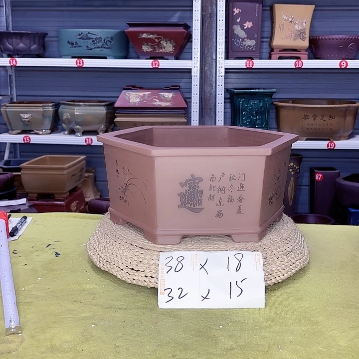 紫砂花盆宜兴紫砂厂