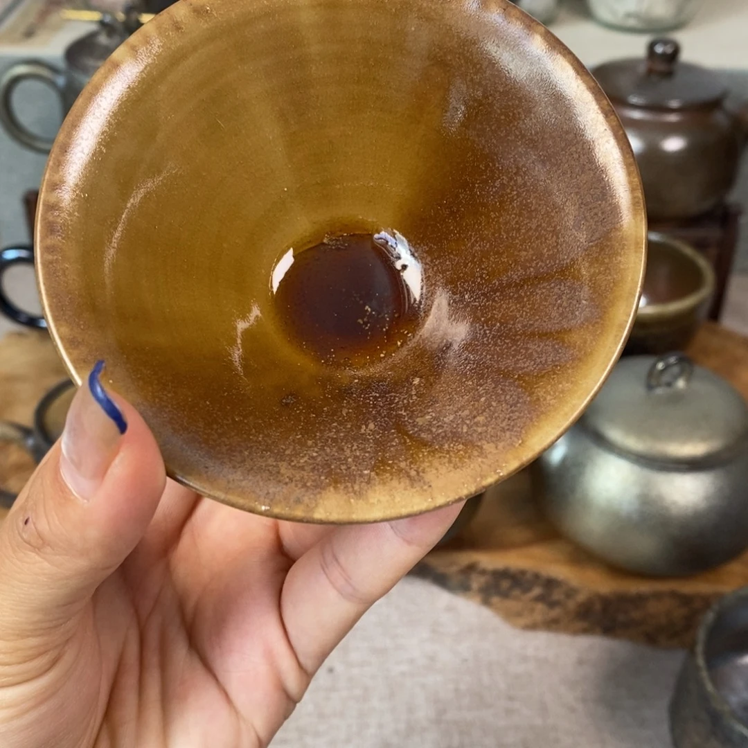 建水紫陶柴烧主人杯