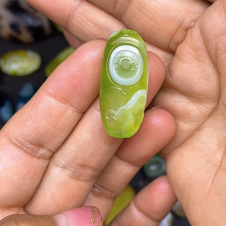 花眼玛瑙四饰品奇石