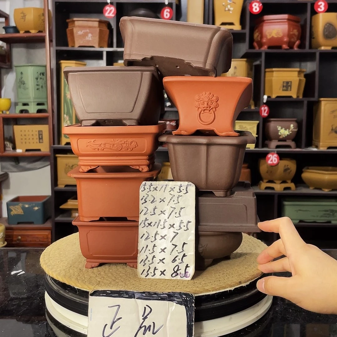 D-盆尚好紫砂花盆