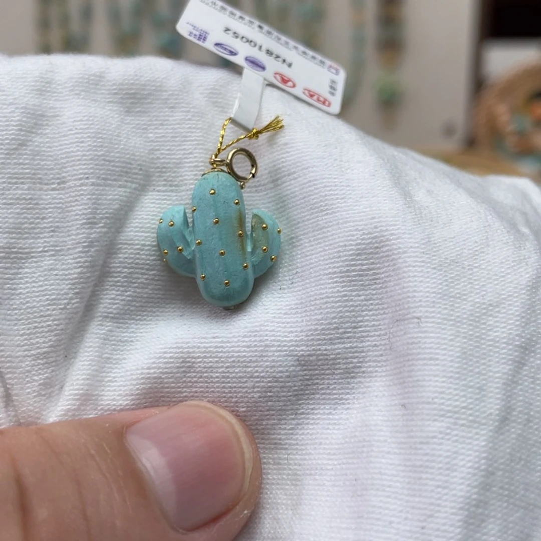 绿松石珠宝奇石18K金镶嵌?****?