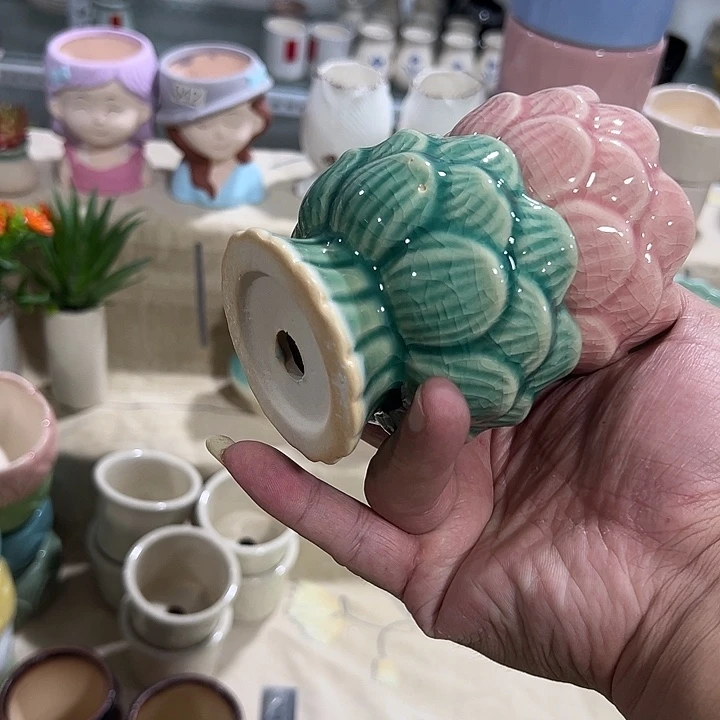 微瑕陶瓷花盆满9.9发