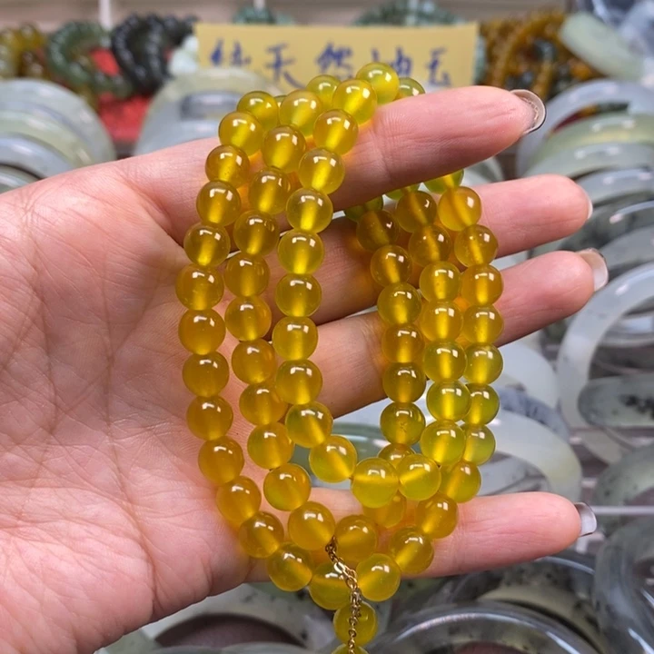 蛇纹石玉未镶嵌手串