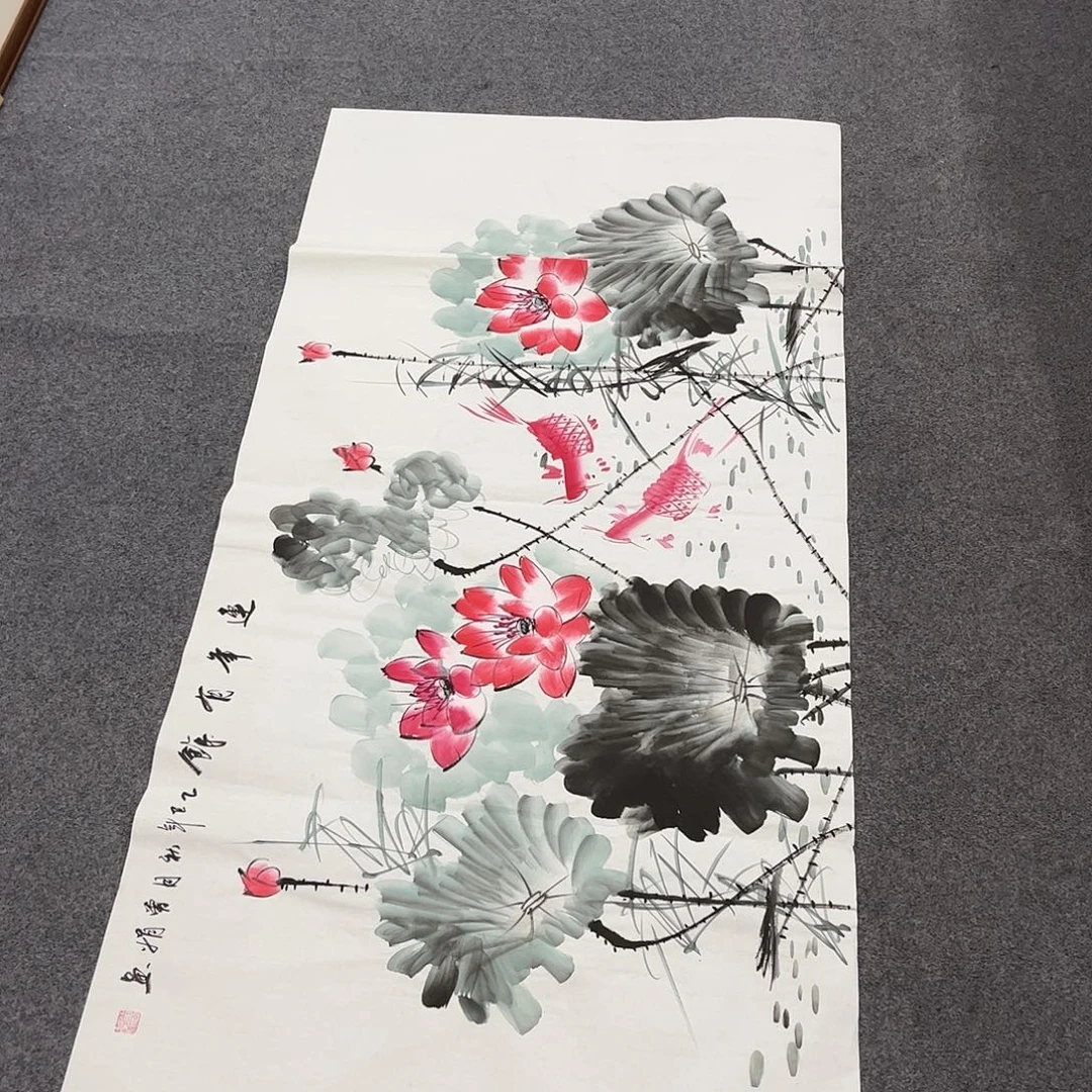 国画Ｄ国画单幅任发（尺寸140x70)