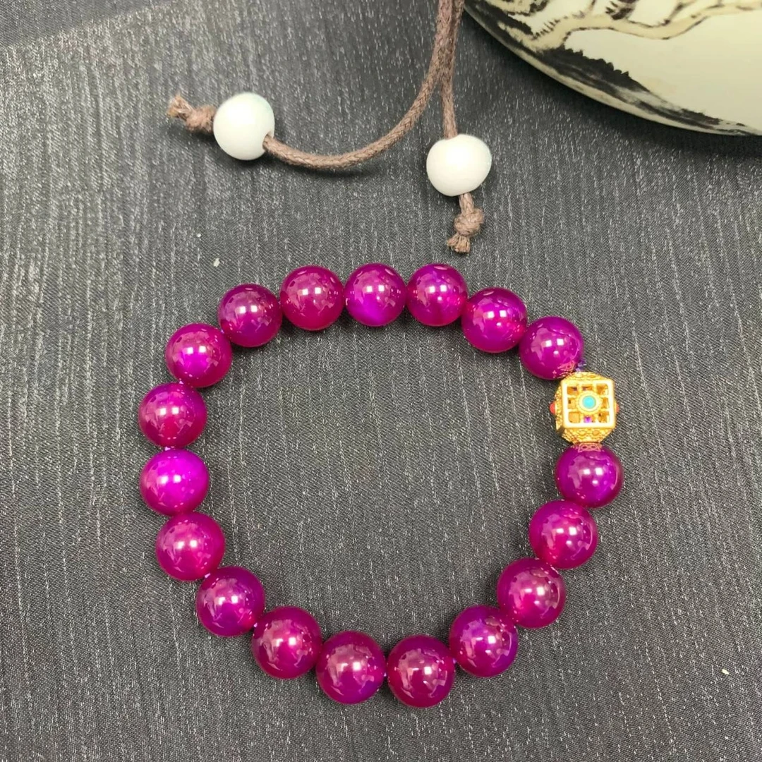 【小天总】TC16054 天承妮佳 帝王紫杉醇高端10mm手串 多样性发其一