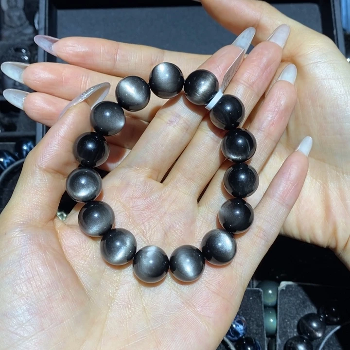 黑曜岩手链未镶嵌Z**G