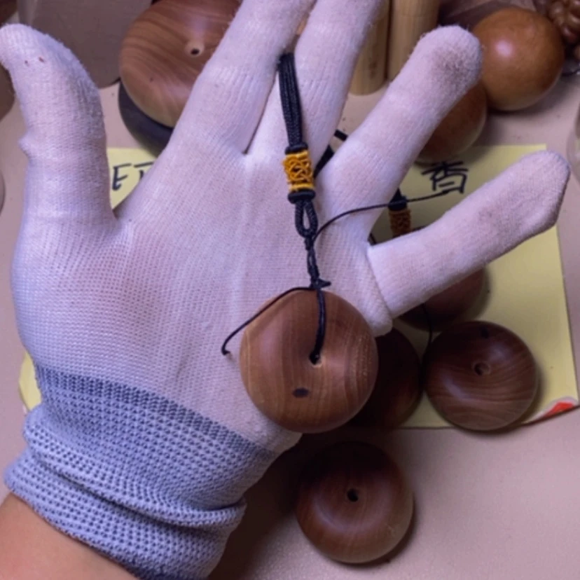 【闪购商品】檀香木手串/手链檀香木大平安扣微瑕