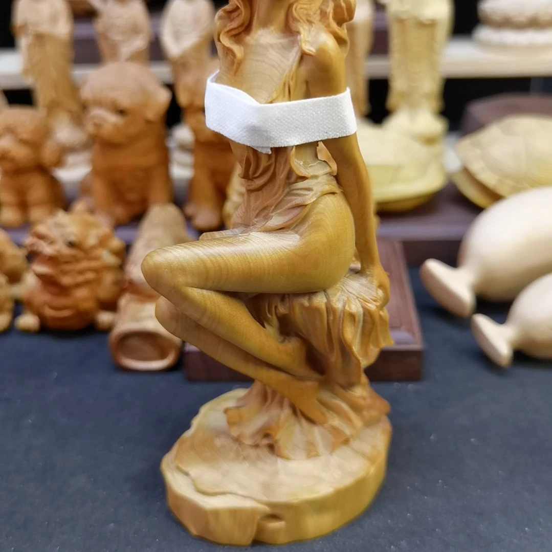 黄杨木小叶黄杨14公分性感女神一尊